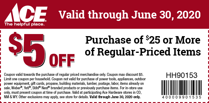clarks ace hardware coupon